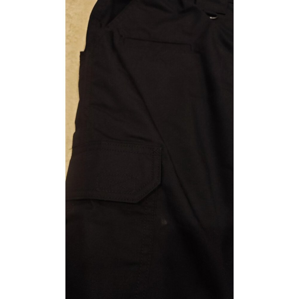 5.11 Tactical Women's Black Straight-Leg Cargo Pants - Picture 6 of 11